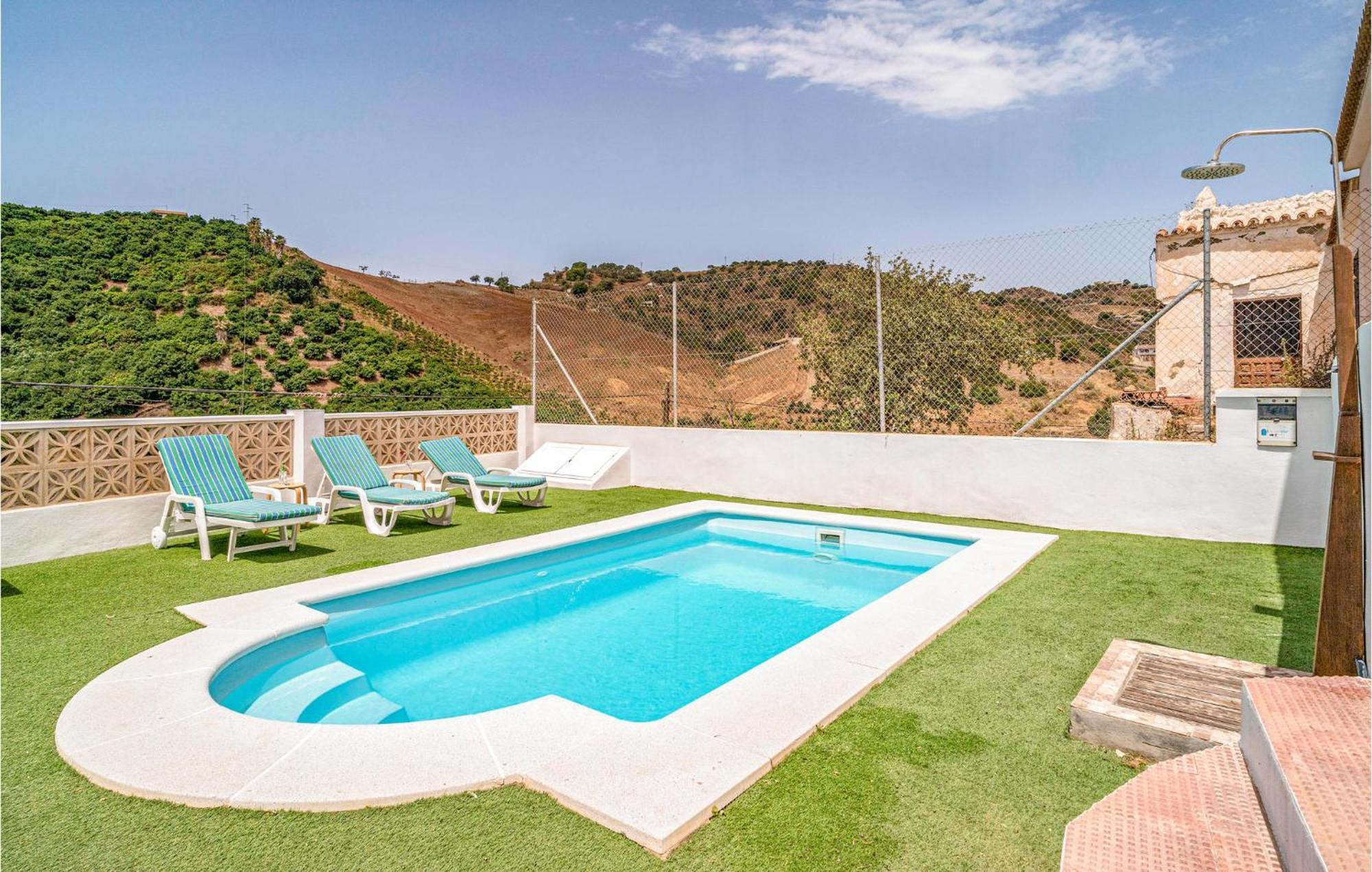 Gorgeous Home In Cajiz With Wifi Cajís Exterior photo