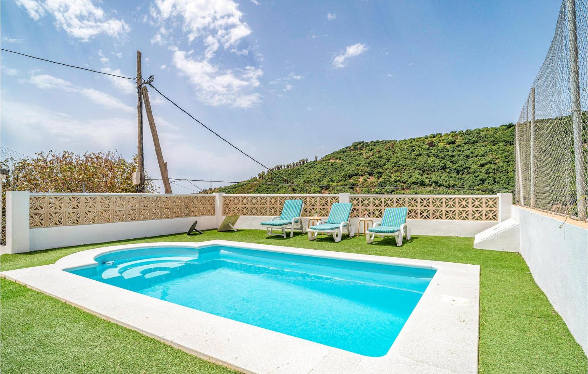 Gorgeous Home In Cajiz With Wifi Cajís Exterior photo